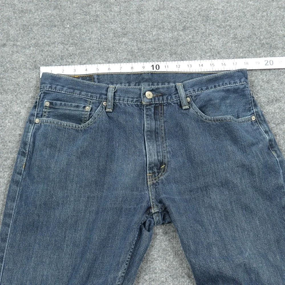 Levi's 559 Jeans Mens 36x34 Blue Relaxed Straight Leg Medium Wash Denim